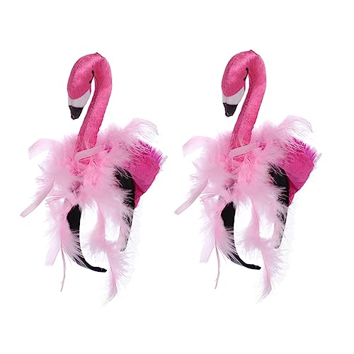 ULTECHNOVO 2 Stück Flamingo Haarreif Leichtes Stilvolles Stirnband für Geburtstagsparty und Cosplay Niedlicher Kopfschmuck für Mädchen Modisches Party Accessoire ULTECHNOVO 2 Stück Flamingo Haarreif Leichtes Stilvolles Stirnband für Geburtstagsparty und Cosplay Niedlicher Kopfschmuck für Mädchen Modisches Party Accessoire von ULTECHNOVO