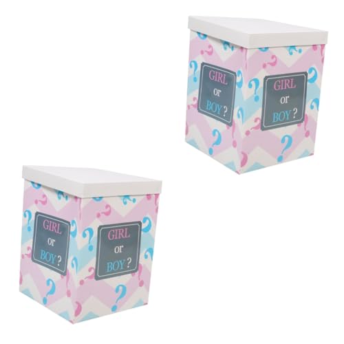 ULTECHNOVO 2 Stück Gender Revealing Oder Mädchen Ballonboxen Mädchen Dekorative Shower Boxen Rosa Gender Reveal Babyboxen Shower Dekorationen Oh Number Prank Its Paper ULTECHNOVO 2 Stück Gender Revealing Oder Mädchen Ballonboxen Mädchen Dekorative Shower Boxen Rosa Gender Reveal Babyboxen Shower Dekorationen Oh Number Prank Its Paper von ULTECHNOVO