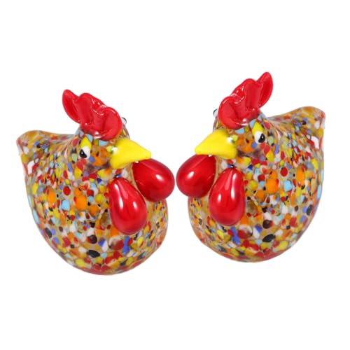 ULTECHNOVO 2 Stück Glasornament Party Ornamente Zarte Mini Tischskulptur Figuren Modellfiguren Huhn Kleines Geburtstagskind Küken Süße Hahnstatue Hahnfigur ULTECHNOVO 2 Stück Glasornament Party Ornamente Zarte Mini Tischskulptur Figuren Modellfiguren Huhn Kleines Geburtstagskind Küken Süße Hahnstatue Hahnfigur von ULTECHNOVO