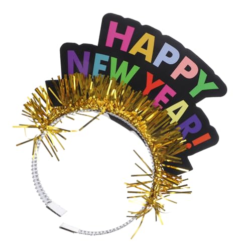 ULTECHNOVO 2 Stück Happy Year Stirnband Leichtes Party Kopfschmuck Accessoire mit Festlichem Design Strapazierfähiges Material für Neujahrsfeiern und Frühlingsfest Dekoration ULTECHNOVO 2 Stück Happy Year Stirnband Leichtes Party Kopfschmuck Accessoire mit Festlichem Design Strapazierfähiges Material für Neujahrsfeiern und Frühlingsfest Dekoration von ULTECHNOVO