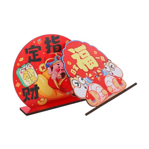 ULTECHNOVO 2 Stück Jahr der Schlangen-Ornamente Neujahrstischdekorationen Silvester-Tischdekoration chinesische Neujahrsdekorationen chinesische fu-verzierung hölzern ULTECHNOVO 2 Stück Jahr der Schlangen-Ornamente Neujahrstischdekorationen Silvester-Tischdekoration chinesische Neujahrsdekorationen chinesische fu-verzierung hölzern von ULTECHNOVO