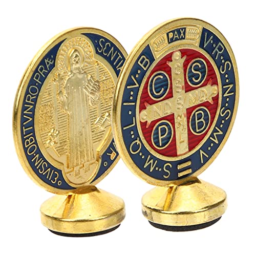 ULTECHNOVO 2 Stück Kreuz Ornamente aus Legierung Christliche Tischdekoration für Weihnachten Langlebig und Verblassungsbeständig für Zuhause Büro und Kirchen ULTECHNOVO 2 Stück Kreuz Ornamente aus Legierung Christliche Tischdekoration für Weihnachten Langlebig und Verblassungsbeständig für Zuhause Büro und Kirchen von ULTECHNOVO