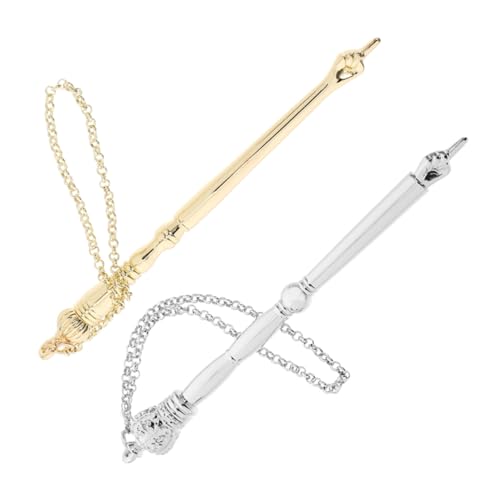 ULTECHNOVO 2 Stück Metall Torah Zeiger mit Kette Eleganter Fingerzeiger für Präzises Bibellesen für und Jüdische Feiern ULTECHNOVO 2 Stück Metall Torah Zeiger mit Kette Eleganter Fingerzeiger für Präzises Bibellesen für und Jüdische Feiern von ULTECHNOVO
