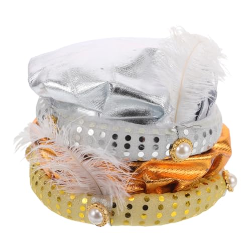 ULTECHNOVO 2 Stück Prinzenhut mit Feder Verstellbarer Cosplay Hut für Partys Festival Requisiten für Erwachsene für Familienfeiern und Karneval ULTECHNOVO 2 Stück Prinzenhut mit Feder Verstellbarer Cosplay Hut für Partys Festival Requisiten für Erwachsene für Familienfeiern und Karneval von ULTECHNOVO