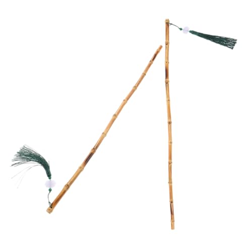 ULTECHNOVO 2 Stück Rattan Decorative Stick Bambusdekor Yogastab Mit Quaste Yogastab Im Chinesischen Stil Chinesischer Tai-chi-stab Yoga-zierstab Im Chinesischen Stil Yoga-Stange Khaki Bambus ULTECHNOVO 2 Stück Rattan Decorative Stick Bambusdekor Yogastab Mit Quaste Yogastab Im Chinesischen Stil Chinesischer Tai-chi-stab Yoga-zierstab Im Chinesischen Stil Yoga-Stange Khaki Bambus von ULTECHNOVO