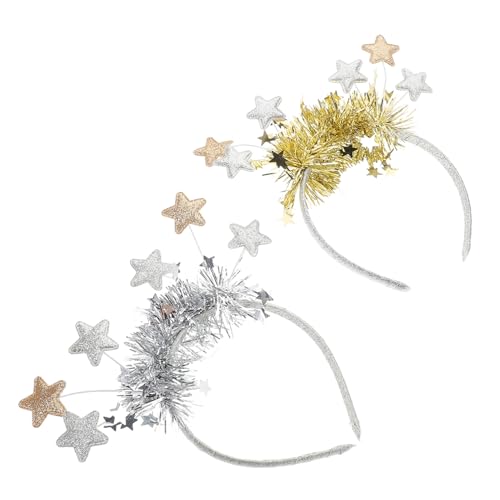ULTECHNOVO 2 Stück STAR -Stirnbandkopfschmuck Sternenkostüm für Halloween-Veranda- Halloween hängende Dekorationen Partyhut Stirnband Silvester-Stirnbänder für Erwachsene Plastik ULTECHNOVO 2 Stück STAR -Stirnbandkopfschmuck Sternenkostüm für Halloween-Veranda- Halloween hängende Dekorationen Partyhut Stirnband Silvester-Stirnbänder für Erwachsene Plastik von ULTECHNOVO