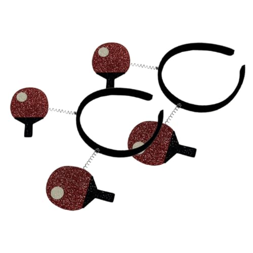 ULTECHNOVO 2 Stück Sportliches Tischtennis Stirnband Wiederverwendbares Party Haarband mit Stabilem Sitz Vielseitig Tragbar für Damen und Herren Bequemes Modisches Sport Accessoire von ULTECHNOVO
