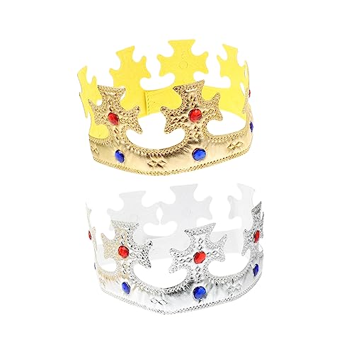 ULTECHNOVO 2 Stück Teilig Funkelnden Schmucksteinen Leichte und Bequeme Königskrone für Erwachsene und Dekoratives Tiara Kopfschmuck Party Performance Zubehör ULTECHNOVO 2 Stück Teilig Funkelnden Schmucksteinen Leichte und Bequeme Königskrone für Erwachsene und Dekoratives Tiara Kopfschmuck Party Performance Zubehör von ULTECHNOVO