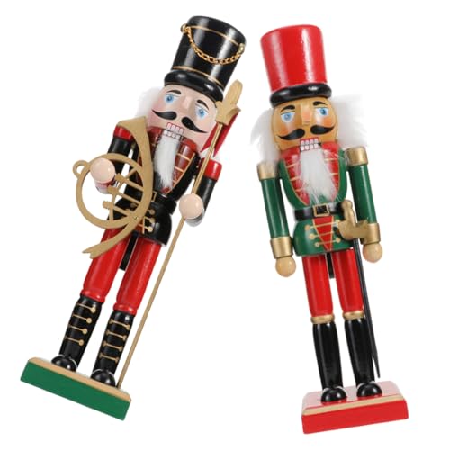 ULTECHNOVO 2 Stück Teiliges Holz Weihnachtsdeko Holzfigur Handgefertigt Schwarz Grün Lebendige Weihnachtsornamente für Festliche Innenräume und Geschenkidee ULTECHNOVO 2 Stück Teiliges Holz Weihnachtsdeko Holzfigur Handgefertigt Schwarz Grün Lebendige Weihnachtsornamente für Festliche Innenräume und Geschenkidee von ULTECHNOVO