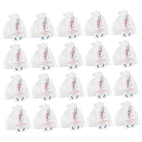 ULTECHNOVO 20 Sätze Schlüsselanhänger für Ärzte und Pflegepersonal Dankeschön mit Aufbew Bags Dekorative Schlüsselanhänger für Hochzeiten Geburtstagsfeiern und Besondere Anlässe von ULTECHNOVO