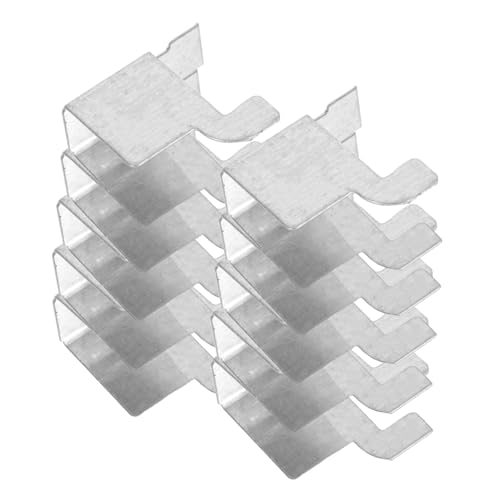 ULTECHNOVO 20 Stück Schrankregal Klemmen Regale Schrankregal Clips Gefrierschrank Regal Clip Schrankregal Stifte Schrankhalterungen Schrankclips Ersatz Metallmontage Clips von ULTECHNOVO