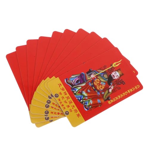 ULTECHNOVO 20 Stück Tai Sui Karte für Jahr der Schlange Chinesische Amulettkarte für Neujahrsgrüße und Sammler ULTECHNOVO 20 Stück Tai Sui Karte für Jahr der Schlange Chinesische Amulettkarte für Neujahrsgrüße und Sammler von ULTECHNOVO