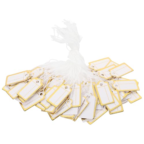 ULTECHNOVO 200 Stück Schmuck Preisschilder mit Schnur Papier etiketten für Schmuck und Kleidung Beschreibbare Anhänger für Verkaufs Ausstellungszwecke Fertig Verknotet für Einfachen Gebrauch ULTECHNOVO 200 Stück Schmuck Preisschilder mit Schnur Papier etiketten für Schmuck und Kleidung Beschreibbare Anhänger für Verkaufs Ausstellungszwecke Fertig Verknotet für Einfachen Gebrauch von ULTECHNOVO