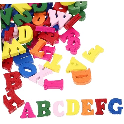ULTECHNOVO 200 Stück Teiliges Bunte Holzbuchstaben Höhe Glatte Oberfläche zum Basteln DIY Deko für Wand Regal Kranz Holz Alphabet Streudeko Verzierung ULTECHNOVO 200 Stück Teiliges Bunte Holzbuchstaben Höhe Glatte Oberfläche zum Basteln DIY Deko für Wand Regal Kranz Holz Alphabet Streudeko Verzierung von ULTECHNOVO