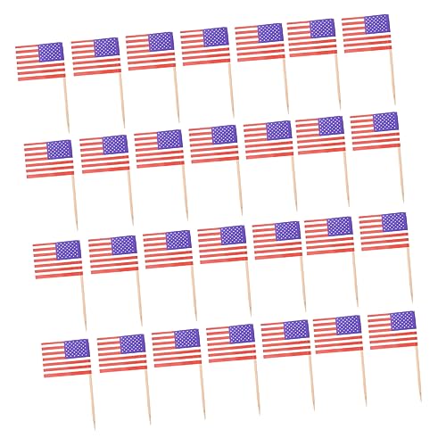 ULTECHNOVO 200 Stück Usa Flaggen Cupcake Topper Papier Party Deko für Feiertage Unabhängigkeitstag Feste für Kuchen Desserts Feiern ULTECHNOVO 200 Stück Usa Flaggen Cupcake Topper Papier Party Deko für Feiertage Unabhängigkeitstag Feste für Kuchen Desserts Feiern von ULTECHNOVO