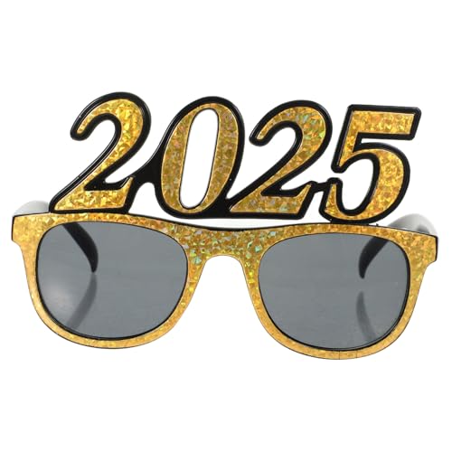 ULTECHNOVO 2025 Brillen Für Das Neue Jahr Runden Vorabend Frohes Neues Jahr Brille Silvesterbrille 2024 Lustige Brillengestelle Lustige Neujahrsbrille Gläser Rahmen Golden Stk ULTECHNOVO 2025 Brillen Für Das Neue Jahr Runden Vorabend Frohes Neues Jahr Brille Silvesterbrille 2024 Lustige Brillengestelle Lustige Neujahrsbrille Gläser Rahmen Golden Stk von ULTECHNOVO