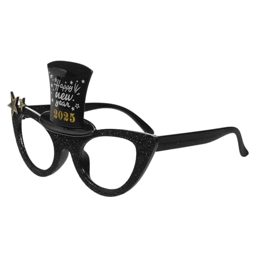ULTECHNOVO 2025 Neujahrsparty-brillen Gläser Foto-requisiten Für Das Neue Jahr Weihnachtsfeier Brille Silvesterpartybrille Frohes Neues Jahr Brille Neujahrsfeierbrille Vorabend Led Stk Black von ULTECHNOVO