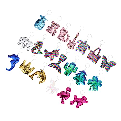 ULTECHNOVO 20Stücke Teiliges Glitzer Schlüsselanhänger Meerjungfrau und Tierdesigns Gastgeschenke für Partys und Dekoration für Rucksäcke Hochzeiten und Weihnachtsfeiern ULTECHNOVO 20Stücke Teiliges Glitzer Schlüsselanhänger Meerjungfrau und Tierdesigns Gastgeschenke für Partys und Dekoration für Rucksäcke Hochzeiten und Weihnachtsfeiern von ULTECHNOVO