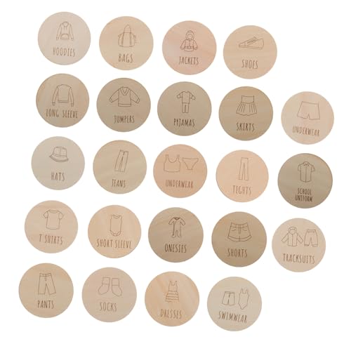 ULTECHNOVO 23 Stück Garderoben-organisations-tags Babykleiderteiler Kleidergrößenteiler Kleidungsetiketten Für Die Schule Kommode Organizer Für Kinderzimmer Nähen Von Etiketten Holz Beige ULTECHNOVO 23 Stück Garderoben-organisations-tags Babykleiderteiler Kleidergrößenteiler Kleidungsetiketten Für Die Schule Kommode Organizer Für Kinderzimmer Nähen Von Etiketten Holz Beige von ULTECHNOVO