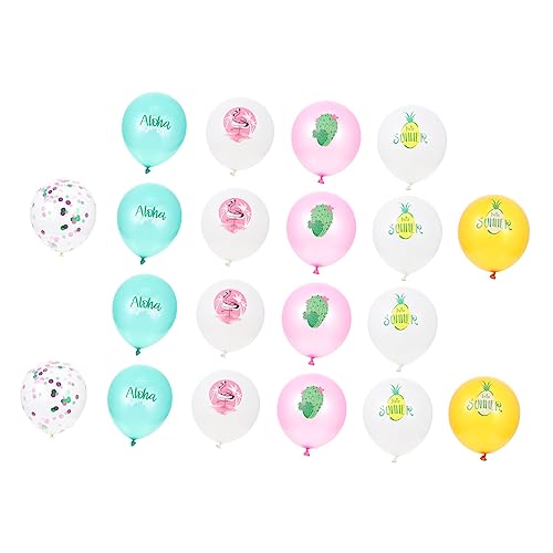 ULTECHNOVO 24 Stück Latexballon Dekorationen Fotografie-Requisiten mehrfarbig hawaii luftballons sommerdeko Tropische Luftballons photo backdrop dekorativer Luftballon Feier Ballon Emulsion ULTECHNOVO 24 Stück Latexballon Dekorationen Fotografie-Requisiten mehrfarbig hawaii luftballons sommerdeko Tropische Luftballons photo backdrop dekorativer Luftballon Feier Ballon Emulsion von ULTECHNOVO
