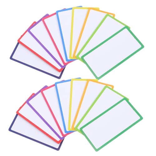 ULTECHNOVO 27 Stück Löschbare magnetische Tags Aufkleber Magnetschild Abzeichen leere Namensschilder Kühlschrankmagnet Nachricht Etiketten für Schulfächer Weicher Magnet aus Gummi von ULTECHNOVO