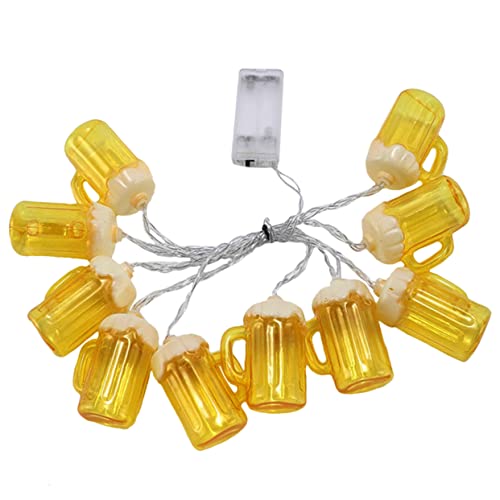 ULTECHNOVO 2M LED Lichterkette Bierkrug Mit Warmweißen Lichtern Für Partydekoration Batteriebetrieben Für Zimmerdekor Bierparty Und Festliche Anlässe Flexibles Design ULTECHNOVO 2M LED Lichterkette Bierkrug Mit Warmweißen Lichtern Für Partydekoration Batteriebetrieben Für Zimmerdekor Bierparty Und Festliche Anlässe Flexibles Design von ULTECHNOVO
