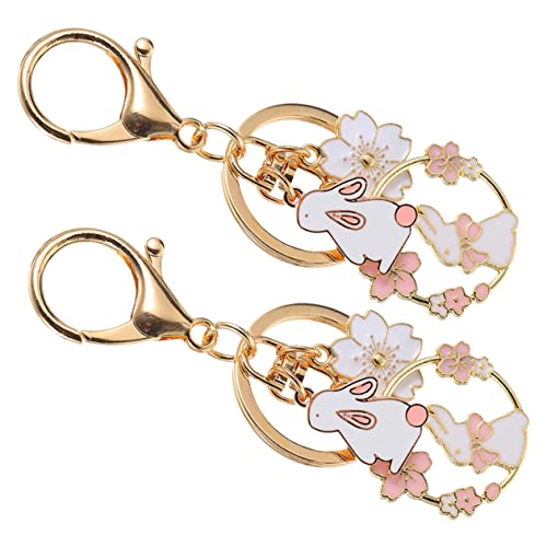 ULTECHNOVO 2Stücke Kirschblüten Kaninchen Schlüsselanhänger Anhänger für Kindergeburtstagsfeiern und Party Bag Stuff Süßes Design ULTECHNOVO 2Stücke Kirschblüten Kaninchen Schlüsselanhänger Anhänger für Kindergeburtstagsfeiern und Party Bag Stuff Süßes Design von ULTECHNOVO