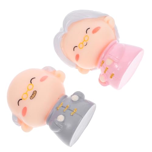 ULTECHNOVO 2Stücke Miniaturfiguren für Kuchendekoration Großeltern Statue Hochzeit Valentinstag Jahrestag Heimdekoration Süße Tortendeko Langlebig und Sicher Stilvolle ULTECHNOVO 2Stücke Miniaturfiguren für Kuchendekoration Großeltern Statue Hochzeit Valentinstag Jahrestag Heimdekoration Süße Tortendeko Langlebig und Sicher Stilvolle von ULTECHNOVO
