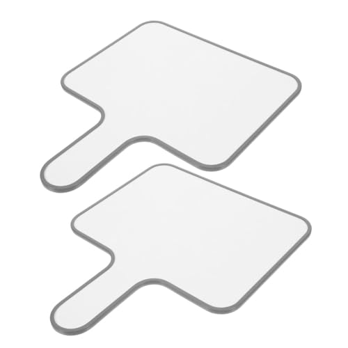 ULTECHNOVO 2Stücke Tragbares Whiteboard Doppelseitiges Abwischbares Antwortpaddel für Interaktive Spiele und Sportveranstaltungen Leicht und Handlich Vielseitig Einsetzbar von ULTECHNOVO