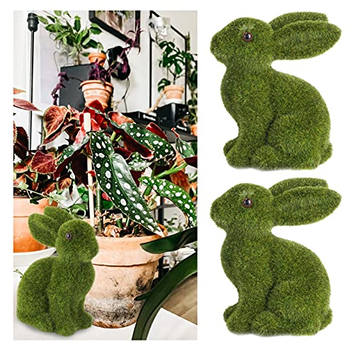 ULTECHNOVO 2stücke Kaninchen Deko Für Ostern Lebensnahe Handgefertigte Hasenfiguren Resin Für Garten Und Festliche Anlässe ULTECHNOVO 2stücke Kaninchen Deko Für Ostern Lebensnahe Handgefertigte Hasenfiguren Resin Für Garten Und Festliche Anlässe von ULTECHNOVO