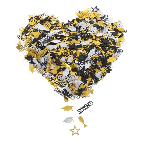 ULTECHNOVO 3 Packungen Abschlusskonfetti Abschluss Tischdekoration Grad Hut Confetti Absolvent Konfetti Konfetti Für Kindergartenabsolventen Partykonfetti Der Klasse 2025 Tisch-konfetti Pvc ULTECHNOVO 3 Packungen Abschlusskonfetti Abschluss Tischdekoration Grad Hut Confetti Absolvent Konfetti Konfetti Für Kindergartenabsolventen Partykonfetti Der Klasse 2025 Tisch-konfetti Pvc von ULTECHNOVO