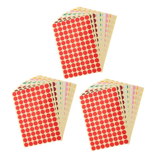 ULTECHNOVO 3 Sätze Ablösbare Bunte Klebepunkte Selbstklebende Wasserfeste Farbcodierungsetiketten für Büro Klassenzimmer und Zuhause Vielseitige Runde Sticker zur Organisation ULTECHNOVO 3 Sätze Ablösbare Bunte Klebepunkte Selbstklebende Wasserfeste Farbcodierungsetiketten für Büro Klassenzimmer und Zuhause Vielseitige Runde Sticker zur Organisation von ULTECHNOVO