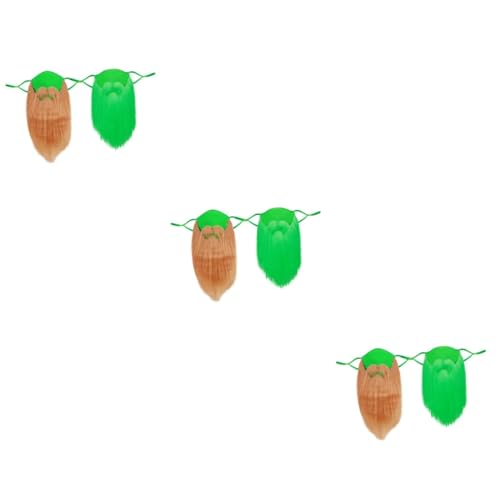 ULTECHNOVO 3 Sätze Bart St. Patricks Day Gesichtsmaske St Patricks Day Gesichtsabdeckung Faschingsmasken Masken Fasching Festival- Festivalgeschenk Baumwolle 2 Stück * 3 ULTECHNOVO 3 Sätze Bart St. Patricks Day Gesichtsmaske St Patricks Day Gesichtsabdeckung Faschingsmasken Masken Fasching Festival- Festivalgeschenk Baumwolle 2 Stück * 3 von ULTECHNOVO