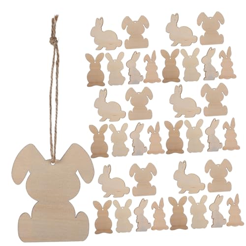 ULTECHNOVO 3 Sätze Unvollendete Hängende Holzhasen Osterdekorationen aus Holzscheiben DIY Bastelset für Osterbasteleien Bemalbare Holzfiguren für Kreative Handarbeiten und Frühlingsdeko ULTECHNOVO 3 Sätze Unvollendete Hängende Holzhasen Osterdekorationen aus Holzscheiben DIY Bastelset für Osterbasteleien Bemalbare Holzfiguren für Kreative Handarbeiten und Frühlingsdeko von ULTECHNOVO