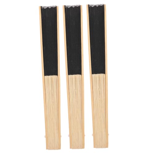 ULTECHNOVO 3 Stück Faltbare Holz handfächer Leichte Tragbare DIY Blanko fächer für Bühnenauftritte Hochzeitsdekoration und Vielseitig Einsetzbar Klassisch Schwarzes Design ULTECHNOVO 3 Stück Faltbare Holz handfächer Leichte Tragbare DIY Blanko fächer für Bühnenauftritte Hochzeitsdekoration und Vielseitig Einsetzbar Klassisch Schwarzes Design von ULTECHNOVO