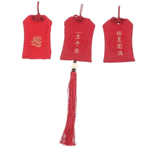 ULTECHNOVO 3 Stück Leere Duftbeutel mit Quaste Chinesischer Glücksbeutel für Reisen Duftende Säckchen zur Dekoration und Persönlichen Nutzung ULTECHNOVO 3 Stück Leere Duftbeutel mit Quaste Chinesischer Glücksbeutel für Reisen Duftende Säckchen zur Dekoration und Persönlichen Nutzung von ULTECHNOVO