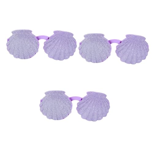 ULTECHNOVO 3 Stück Shell-Brille für toys ferngläser photography accessories Party Muschelförmige Brille Requisiten für Kinderbrillen Stk Violett ULTECHNOVO 3 Stück Shell-Brille für toys ferngläser photography accessories Party Muschelförmige Brille Requisiten für Kinderbrillen Stk Violett von ULTECHNOVO