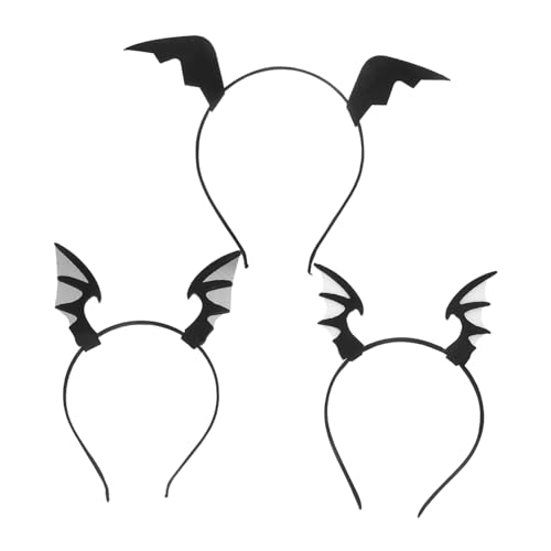 ULTECHNOVO 3 Stück Teiliges Halloween Fledermaus-ohren Haarband für Erwachsene Verstellbare Fledermaus Flügel Haarreifen Gruseliges Cosplay Accessoire für Party und Kostümfest ULTECHNOVO 3 Stück Teiliges Halloween Fledermaus-ohren Haarband für Erwachsene Verstellbare Fledermaus Flügel Haarreifen Gruseliges Cosplay Accessoire für Party und Kostümfest von ULTECHNOVO