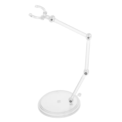 ULTECHNOVO 3 Stück Teiliges Verstellbares Puppenständer Transparenter Fach Klappbarer Modellhalter aus Klarem Kunststoff für Figuren Sammlerstücke und Actionfiguren Stabiler und Flexibler von ULTECHNOVO