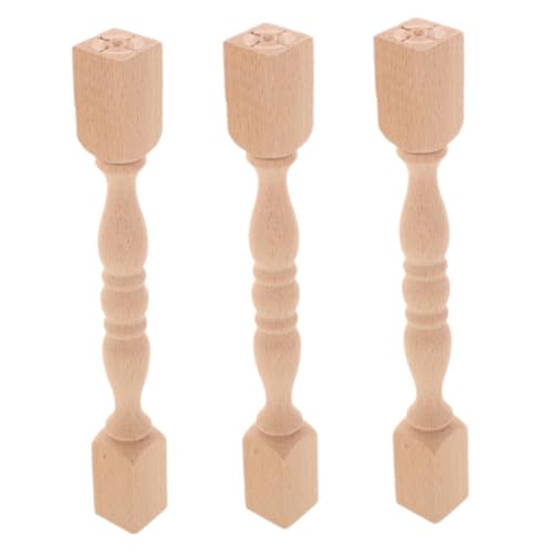ULTECHNOVO 3 Stück Yuanbaozhu-Kabinett Balusterspindeln aus Holz Holzknäufe zum Basteln Holzdübel unfertige Holzkugel Endstück einer Holzlampe runder Kugelabschluss aus Holz hölzern Khaki ULTECHNOVO 3 Stück Yuanbaozhu-Kabinett Balusterspindeln aus Holz Holzknäufe zum Basteln Holzdübel unfertige Holzkugel Endstück einer Holzlampe runder Kugelabschluss aus Holz hölzern Khaki von ULTECHNOVO