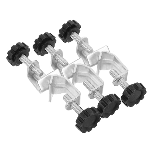 ULTECHNOVO 3 Stücke Laboreinrichtungen Heavy Duty Bosshead Clamp Labor-Klemmständer Laborstangenhalter Laborständer Klemmhalter Chemie Laborgeräte Klemme für Laborstativ Heavy Boss Head Eisen von ULTECHNOVO