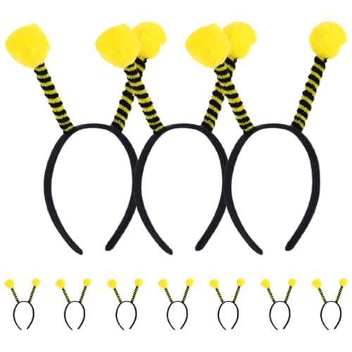 ULTECHNOVO 30 Stück Bienententakeln-Stirnbänder Antennen Und Ohren – Goldenes Marienkäfer-Cosplay-Zubehör Bienen-Haarbänder Haarreifen Für Frauen Und Mädchen von ULTECHNOVO