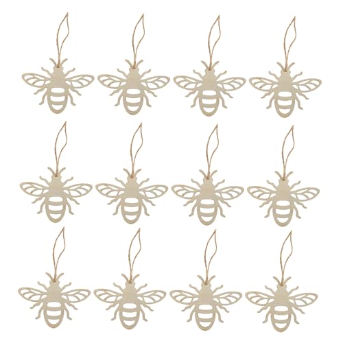 ULTECHNOVO 30 Stück Holz Bienen Anhänger Unvollendete Holz Scheiben für DIY Herbstparty Deko Kreative Bastelideen für Erwachsene Hochwertige Holzverzierungen für Zuhause ULTECHNOVO 30 Stück Holz Bienen Anhänger Unvollendete Holz Scheiben für DIY Herbstparty Deko Kreative Bastelideen für Erwachsene Hochwertige Holzverzierungen für Zuhause von ULTECHNOVO