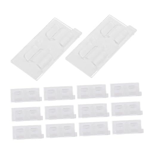 ULTECHNOVO 30 Stück Selbstklebende Haken für Außenlichter Transparente Clips für Lichterketten Kabelbefestigung für Garten und Feste Installieren von ULTECHNOVO