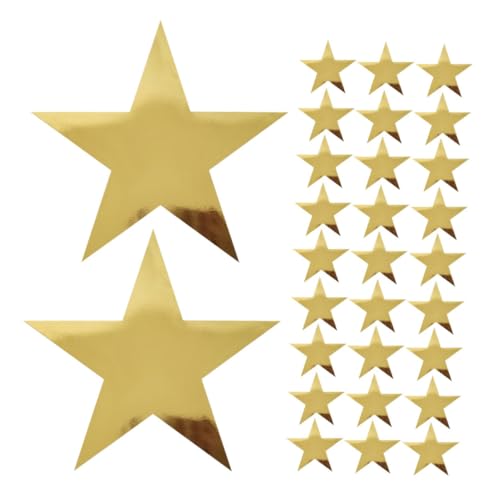 ULTECHNOVO 35 Stück Teiliges Goldene Papier Sterne Beschreibbare Deko für Party Layout Festival Dekoration und Party Requisiten Vielseitige Wand und Tischdekoration für Hochzeit und Feier ULTECHNOVO 35 Stück Teiliges Goldene Papier Sterne Beschreibbare Deko für Party Layout Festival Dekoration und Party Requisiten Vielseitige Wand und Tischdekoration für Hochzeit und Feier von ULTECHNOVO