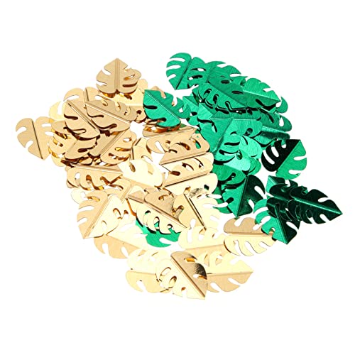 ULTECHNOVO 4 Monstera Dekoration Partydekorationen Konfetti Tischdekoration Hochzeitsdekoration Partygeschenk Strandtisch Dekoration Sommer Tischdekoration Party Zubehör Papier von ULTECHNOVO