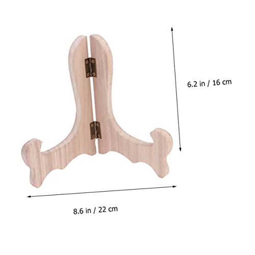 ULTECHNOVO 4 STÜCKE Teiliges Holz Display Großer Tellerständer aus Paulownia Holz Gebogenes Staffelei Regal für Teegebäck Kunstwerke Sammlerplatten Stilvoller Tischhalter für Zuhause Party ULTECHNOVO 4 STÜCKE Teiliges Holz Display Großer Tellerständer aus Paulownia Holz Gebogenes Staffelei Regal für Teegebäck Kunstwerke Sammlerplatten Stilvoller Tischhalter für Zuhause Party von ULTECHNOVO