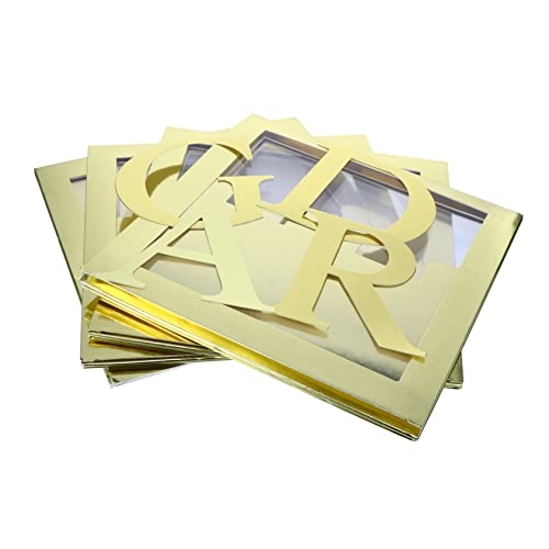 ULTECHNOVO 4 Stück Boxen Ballonbox für die Abschlusssaison Ballonblöcke Ballonhüllen aus Gold Fotografie-Requisiten Hüllen für Briefballons Fotografie -Requisite Papier Golden von ULTECHNOVO
