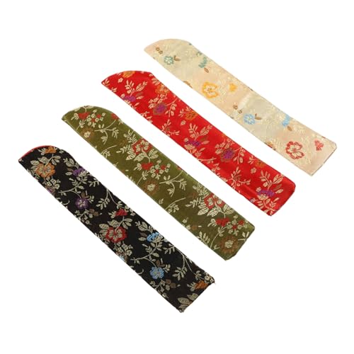ULTECHNOVO 4 Stück Faltbare Handfächer Aufbewahrungstaschen Geschenkbeutel für Fächer Handventilator Tragetaschen Japanische Stil Fächerhüllen in Rot Schwarz Gelb Grün ULTECHNOVO 4 Stück Faltbare Handfächer Aufbewahrungstaschen Geschenkbeutel für Fächer Handventilator Tragetaschen Japanische Stil Fächerhüllen in Rot Schwarz Gelb Grün von ULTECHNOVO