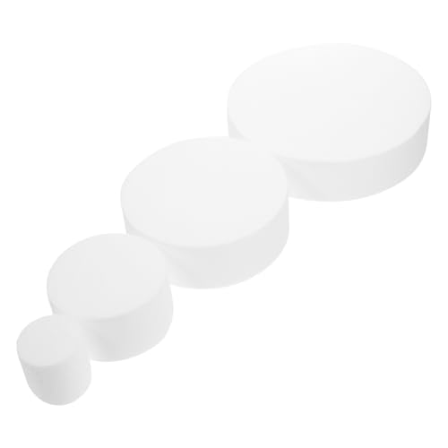 ULTECHNOVO 4 Stück Kuchen-Modell kleiner Schaumkuchen Schaumkuchenmodell rund geformt Pip Scheinkuchen Kuchendummies Bäckerei Kuchen Dummies Werkzeug zum Malen von Kuchen Weiß ULTECHNOVO 4 Stück Kuchen-Modell kleiner Schaumkuchen Schaumkuchenmodell rund geformt Pip Scheinkuchen Kuchendummies Bäckerei Kuchen Dummies Werkzeug zum Malen von Kuchen Weiß von ULTECHNOVO
